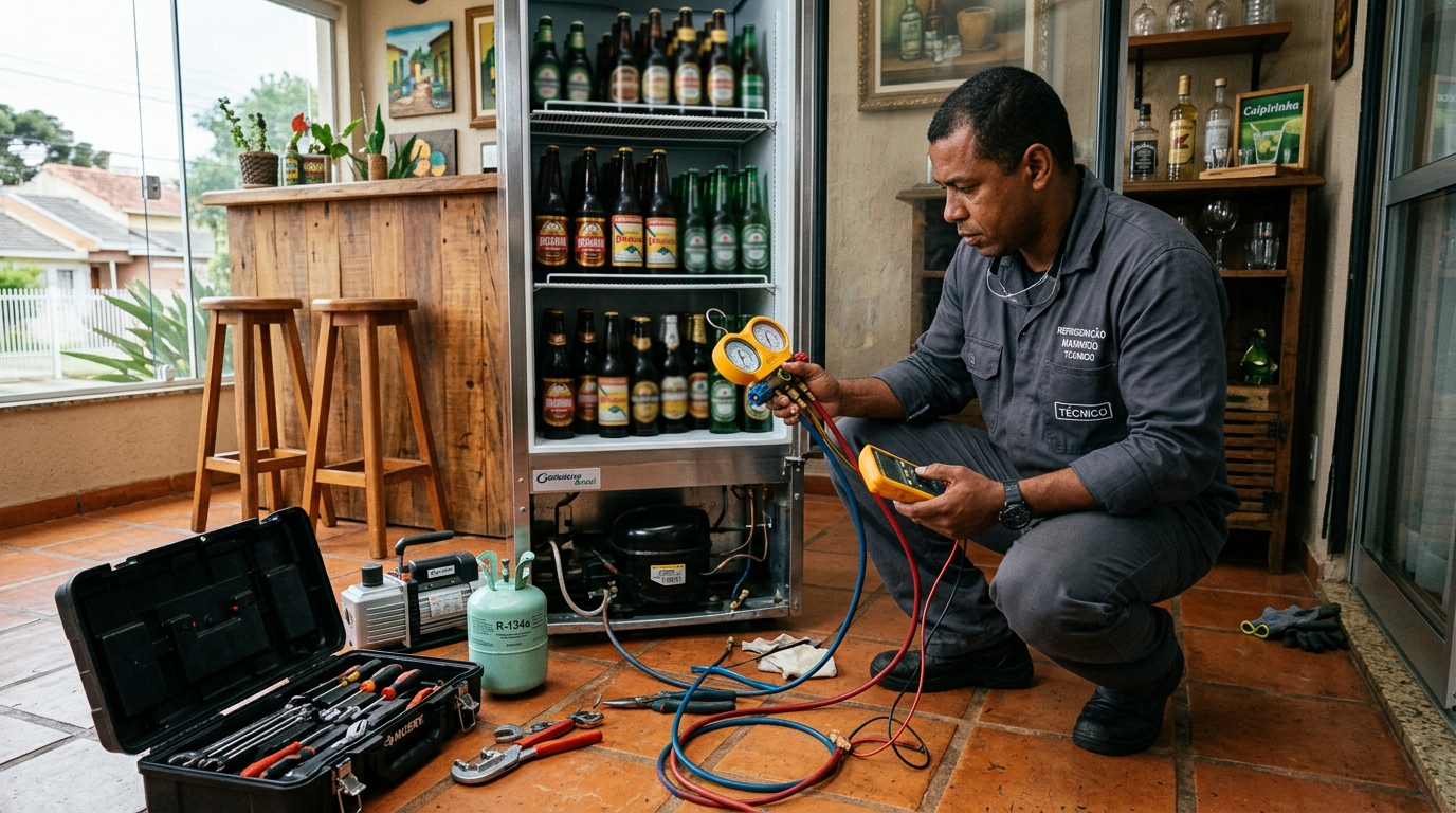 Técnico de refrigeração comercial perto de mim em Volta Redonda‑RJ