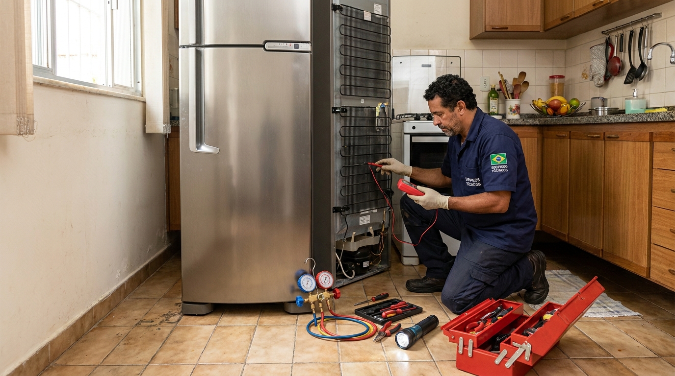 Técnico de geladeira perto de mim em Volta Redonda‑RJ